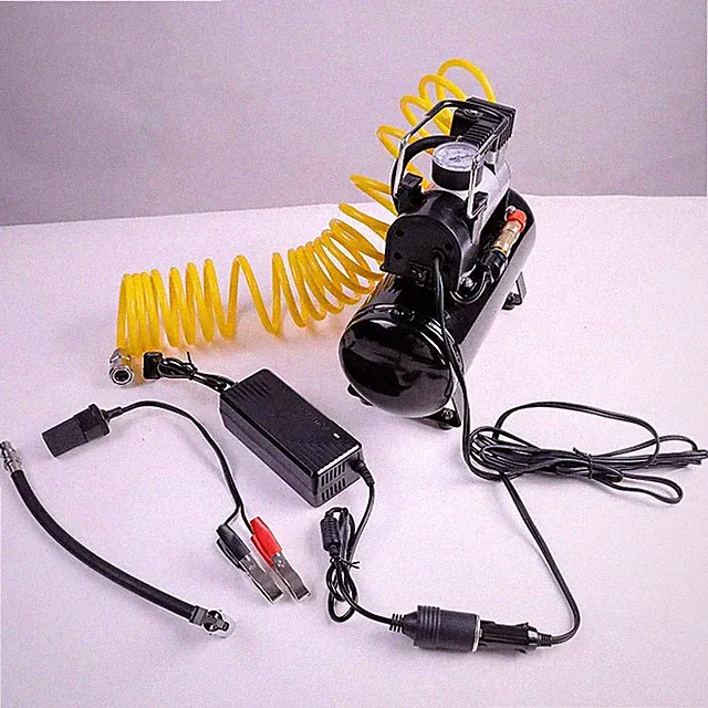 Small Air Compressor Portable Oil-free Low Noise Air Pump Mini 220v Car 12v