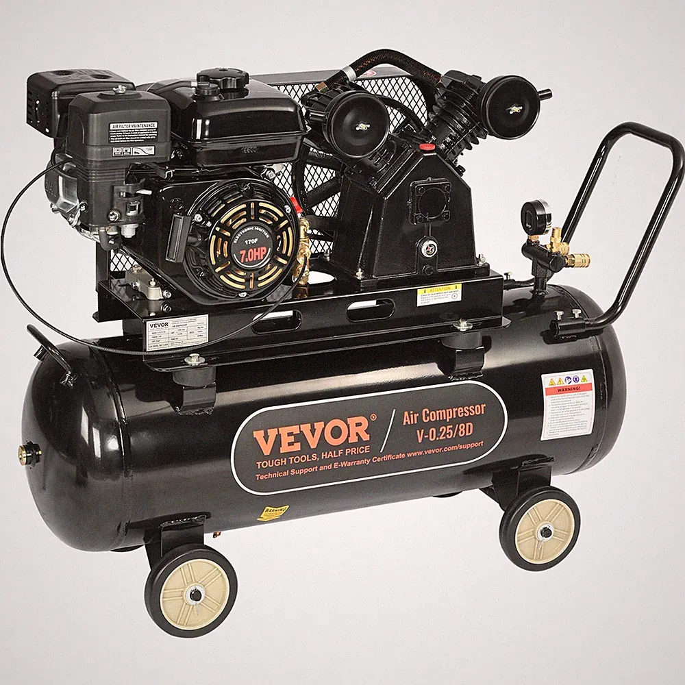 Uimoso 21 Gallon Gas Powered Air Compressor 7HP 9CFM@115PSI 115PSI Max Pressure