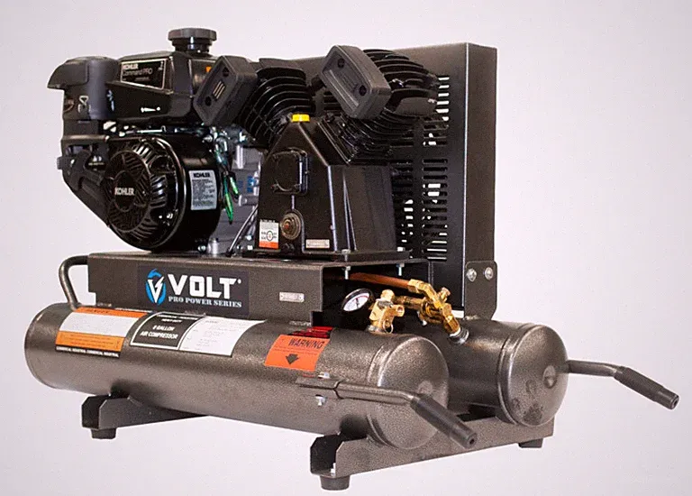 VOLT / KOHLER VK2TA Twin Tank Gas Powered Mountable HD Air Compressor (NEW)