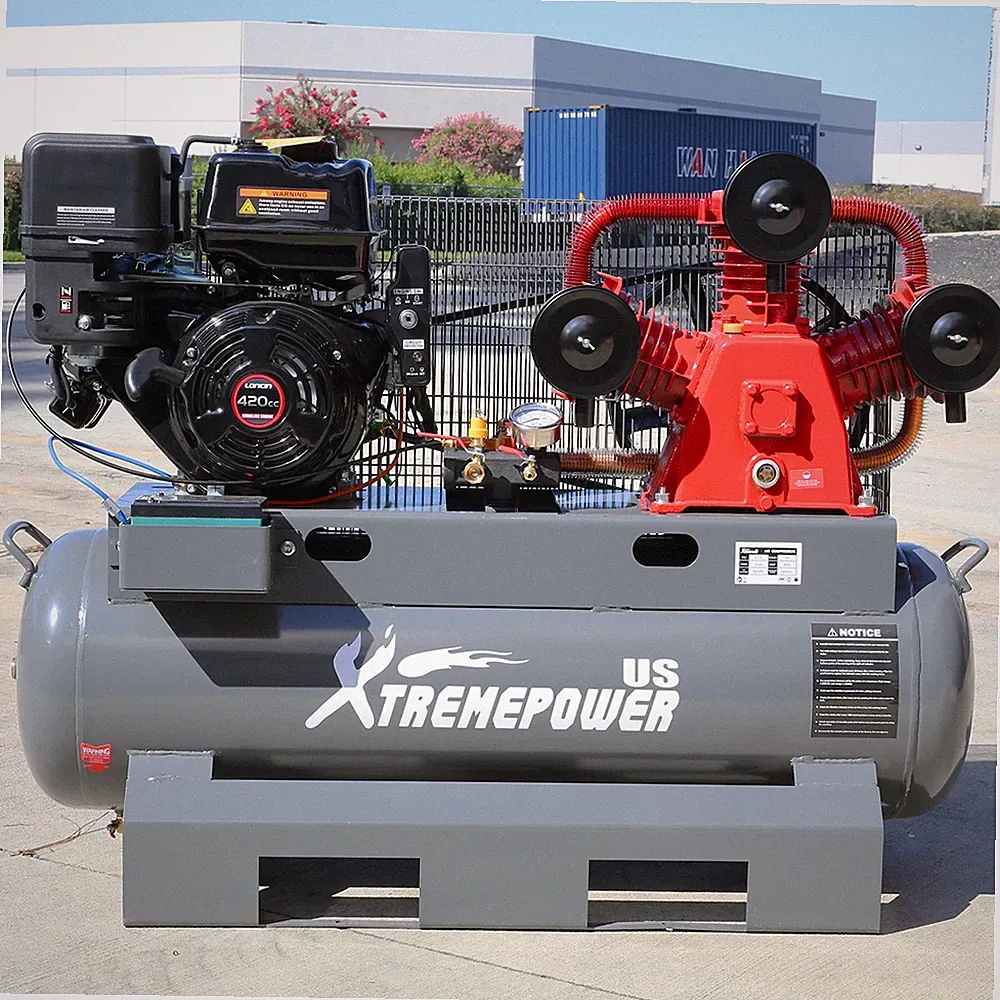 XtremepowerUS 30 Gallon Air Compressor 13HP Gas Drive Truck Mounted Gas Engine